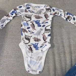 Gerber 0-3M Dino bodysuit